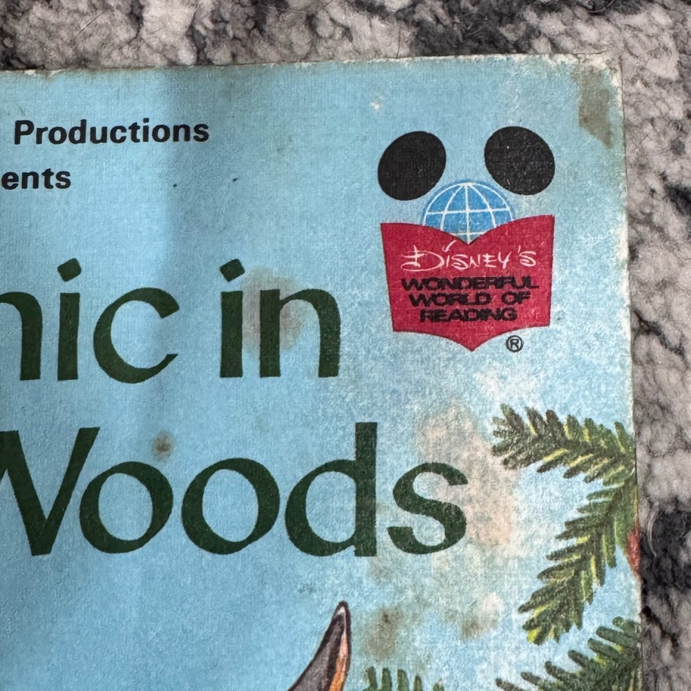 Walt Disney Productions presents  'A Picnic in the Woods' Illustrated Book - Picture 3 of 6
